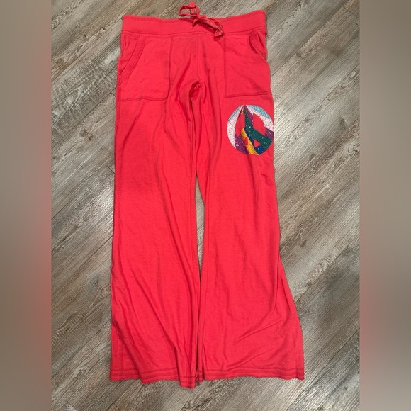 Pink Victoria Secret Sweat Pants Size Medium - Picture 1 of 5